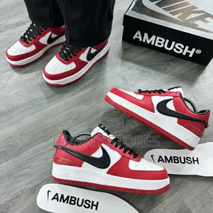 New Luxury Nike Air Force 1 Low Sp Red-White-Black Ambush