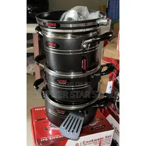 3 Pieces Non Stick Cooking Pot With Frying Pan Cookware