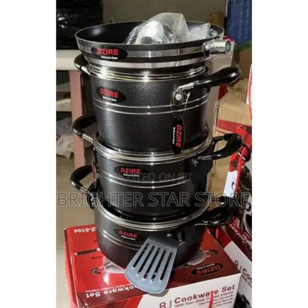 3 Pieces Non Stick Cooking Pot With Frying Pan Cookware