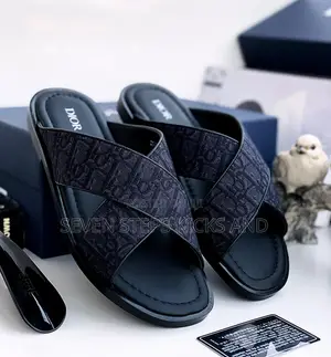 Original Quality Christian Dior Cross Belt Luxury Slippers