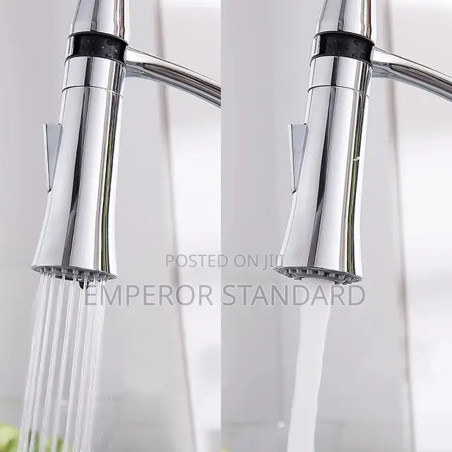 Black High Quality Kitchen Tap Full Spring Mixer Tap