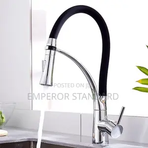 Black High Quality Kitchen Tap Full Spring Mixer Tap