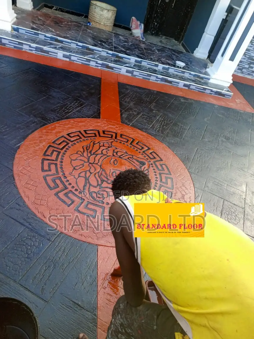 Decorative Stamp Concrete Floor