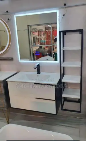Unique CABINET With MIRROR Light