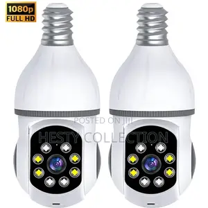 Mini CCTV Camera 360 Rotation Light Bulb Camera Security
