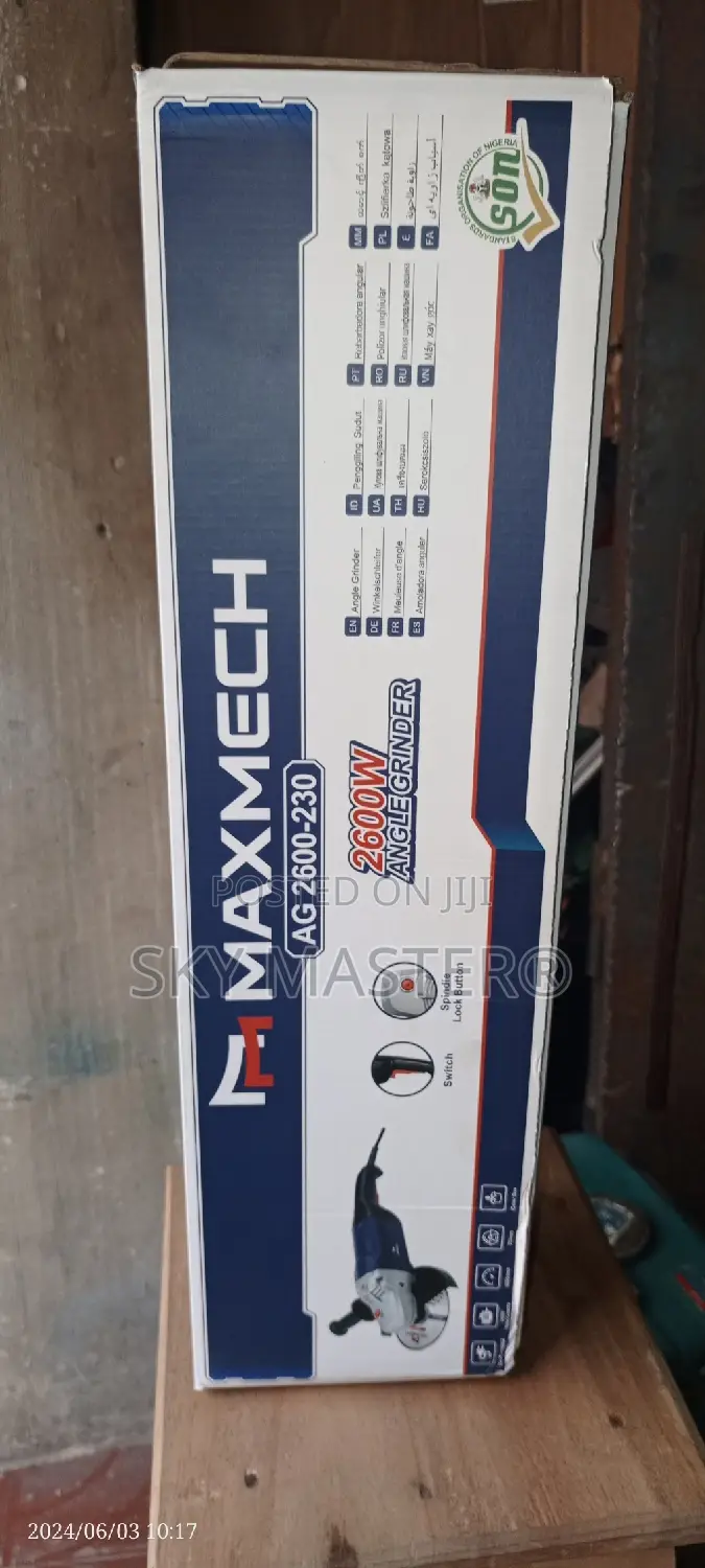 2600w Maxmech Angle Grinder