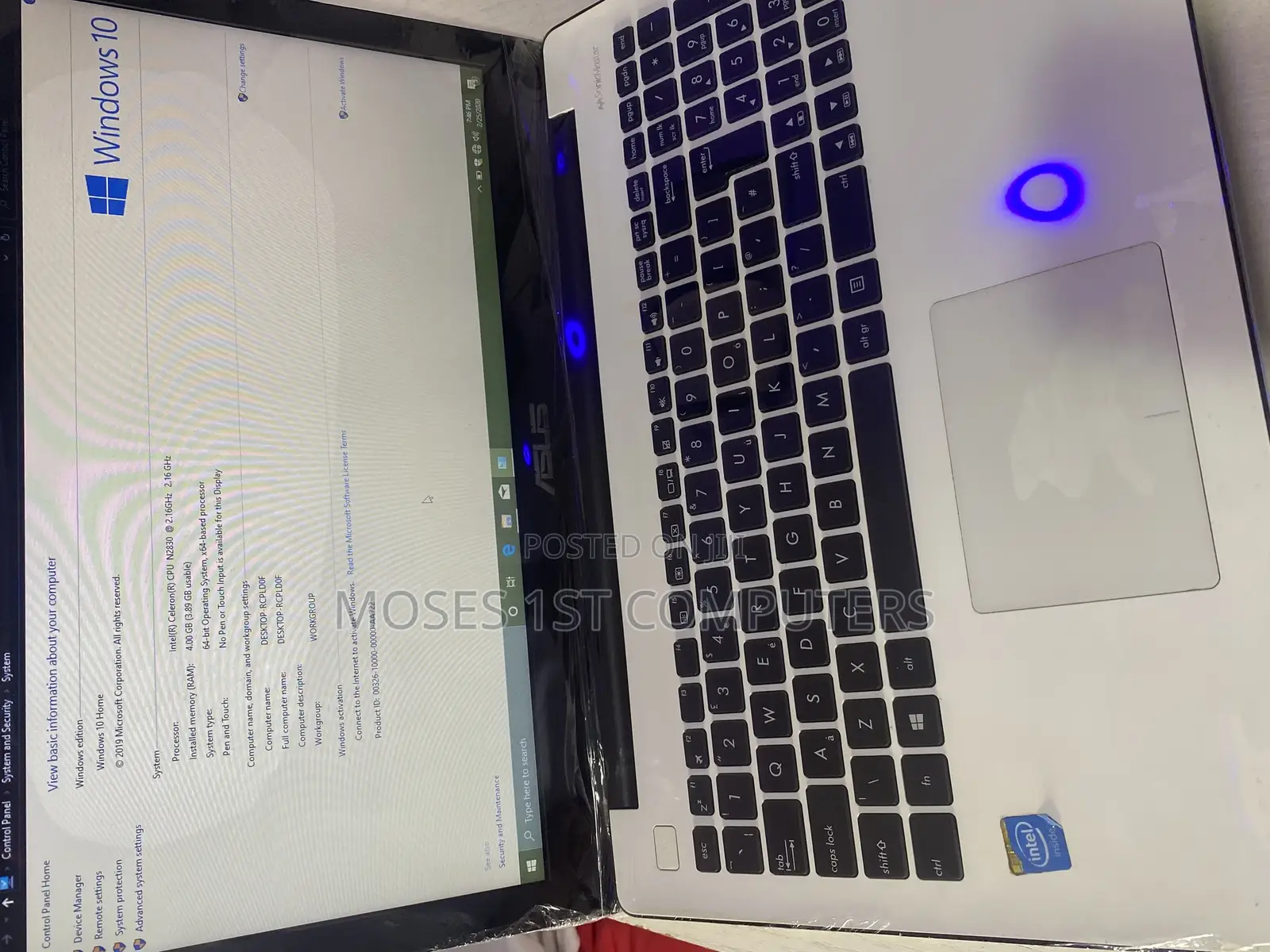 New Laptop Asus 4GB HDD 500GB