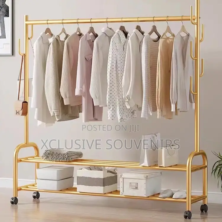 Commercial Movable Around Pole Storage Rack Shelf