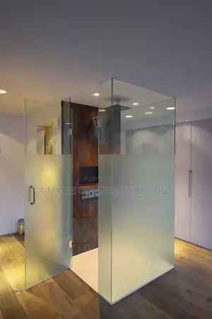 Frosted Shower Cubicles