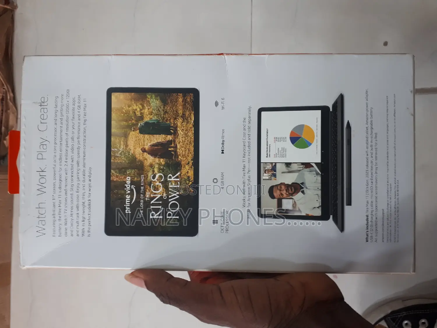 New Amazon Fire Max 11 64 GB Black
