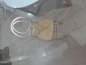 Gold Dior Plastic Chair
