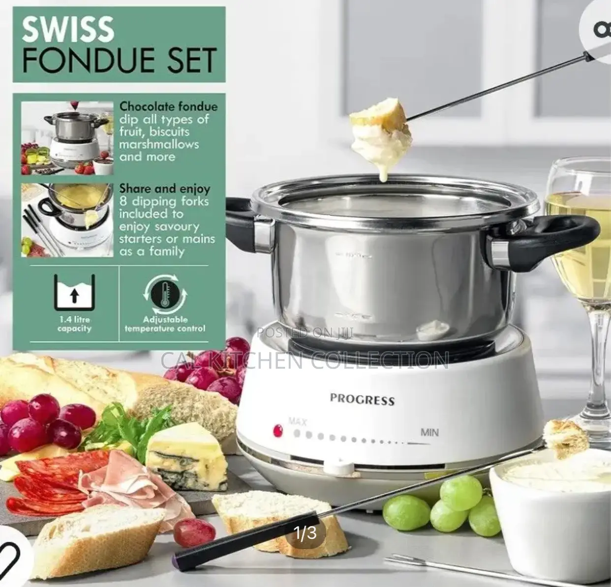 Progress Swiss Fondue Set