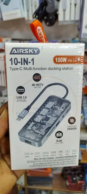 Airsky 10 In1 Typec Multi-Function Dockstation Hub Converter