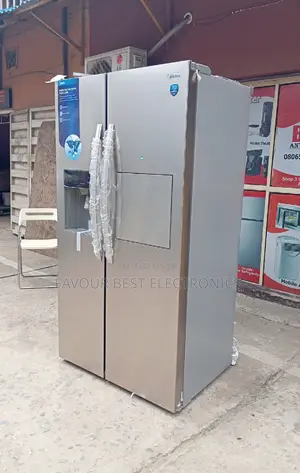 Midea Side by Side Inverter Fridge Ice Maker Dispenser(490l)