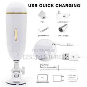 Rechargeable Male Mastubator With Earpiece for Music