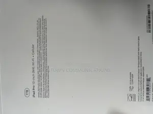 New Apple iPad Pro 1 TB Black