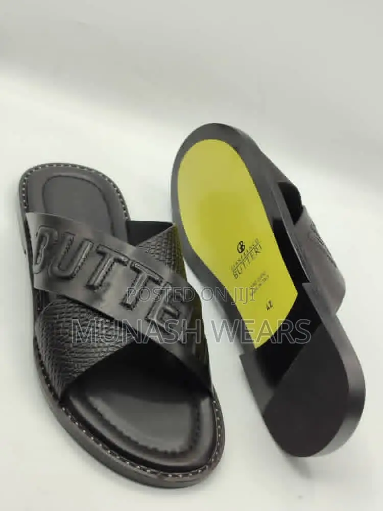 Original Italian Butteri Leather Slipers