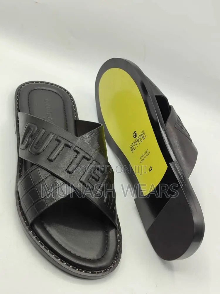 Original Italian Butteri Leather Slipers
