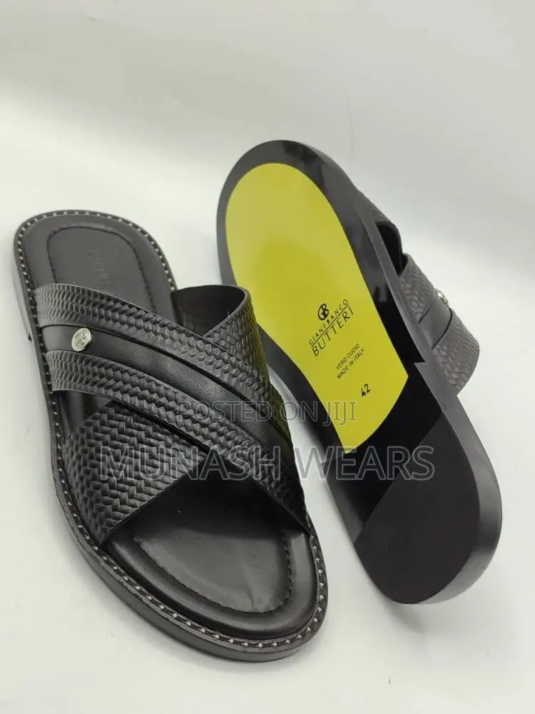 Original Italian Butteri Leather Slipers