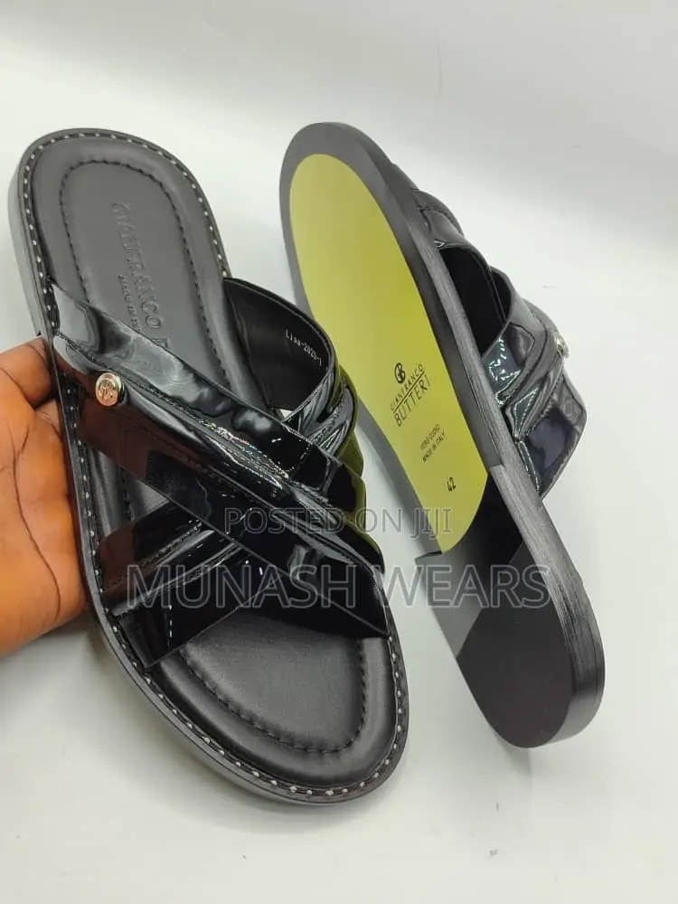 Original Italian Butteri Leather Slipers