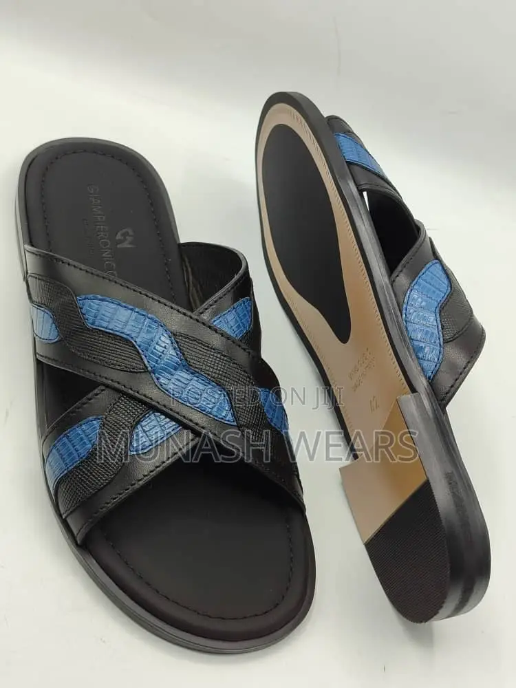 Original Italian Butteri Leather Slipers
