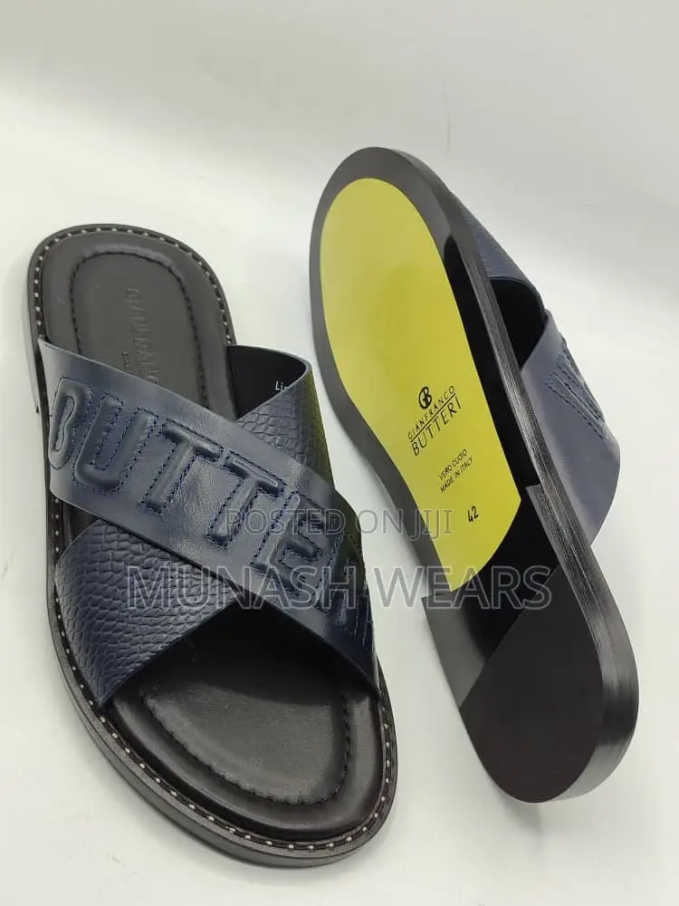 Original Italian Butteri Leather Slipers