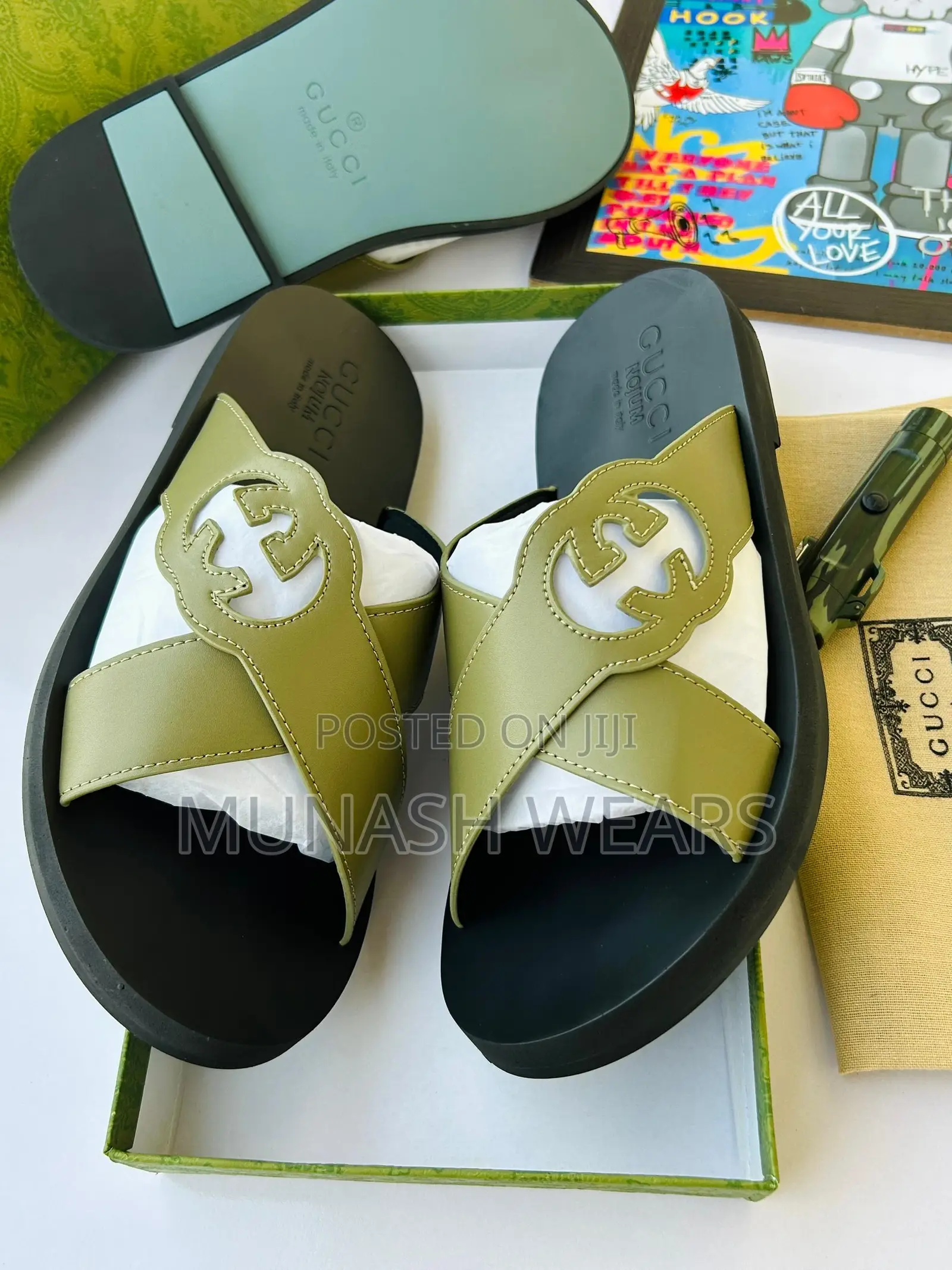 Gucci Leather Slipers
