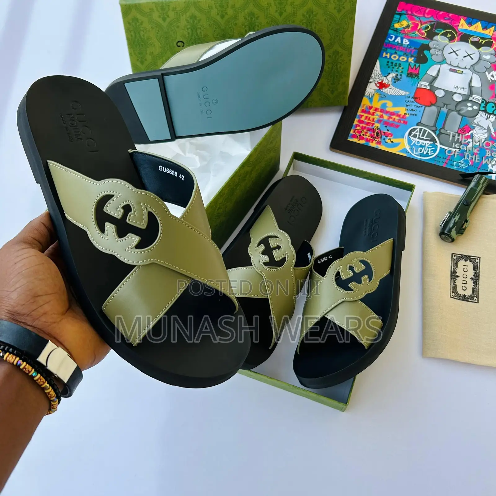 Gucci Leather Slipers
