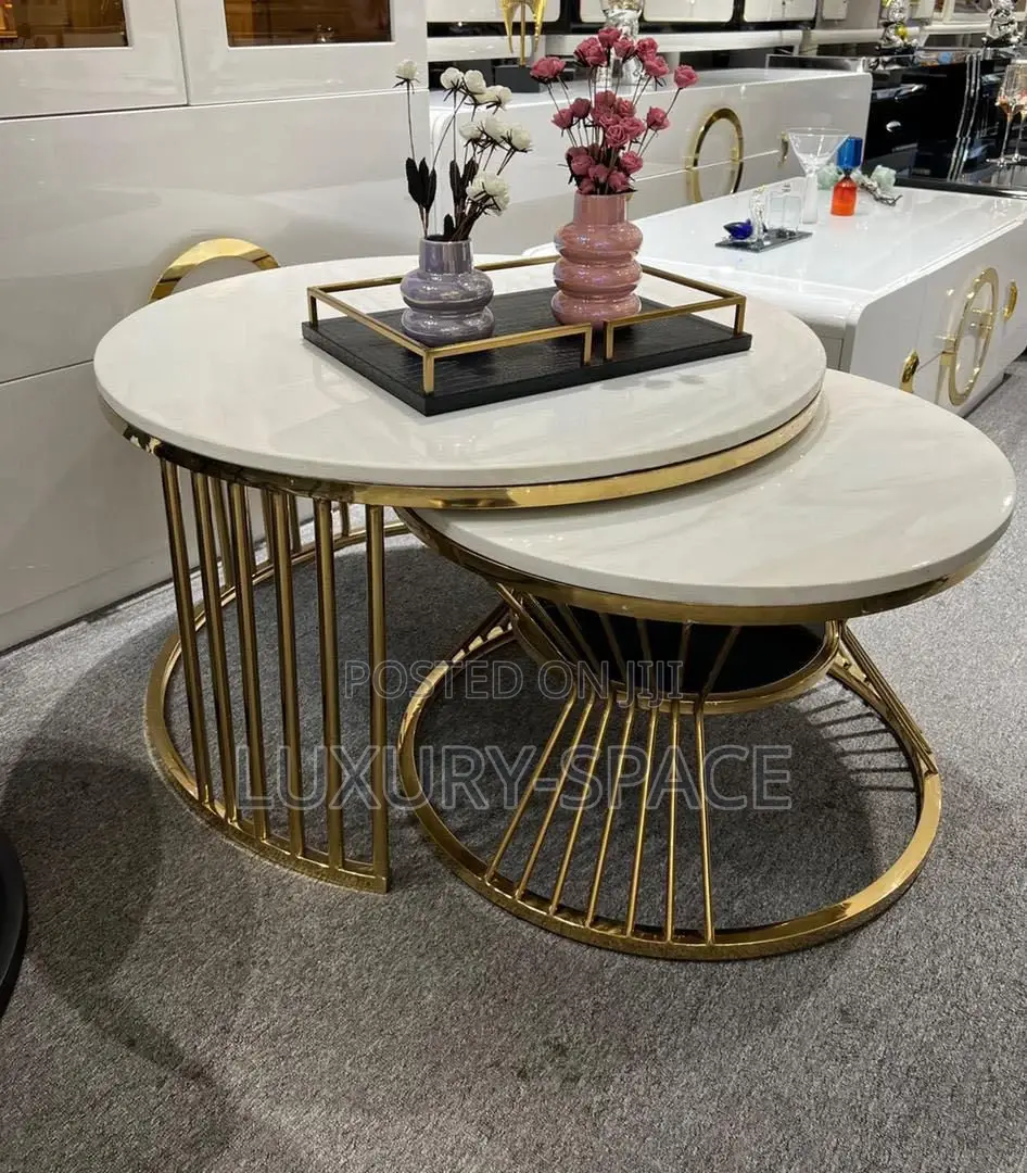Luxury Marble Center Table Set