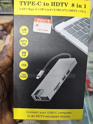 Type-C 8 in 1 Dock Station for Macbook and Laptop