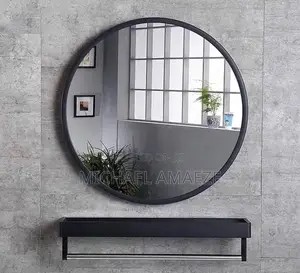 Round Black Frame Mirrors