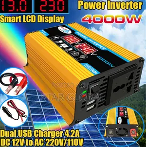 Emergency Power Source: Portable 4000W Peak Inverter