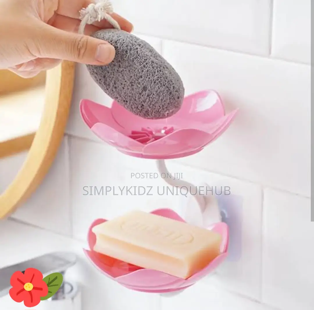 Petal Self Draining Double Soap Dish Holder