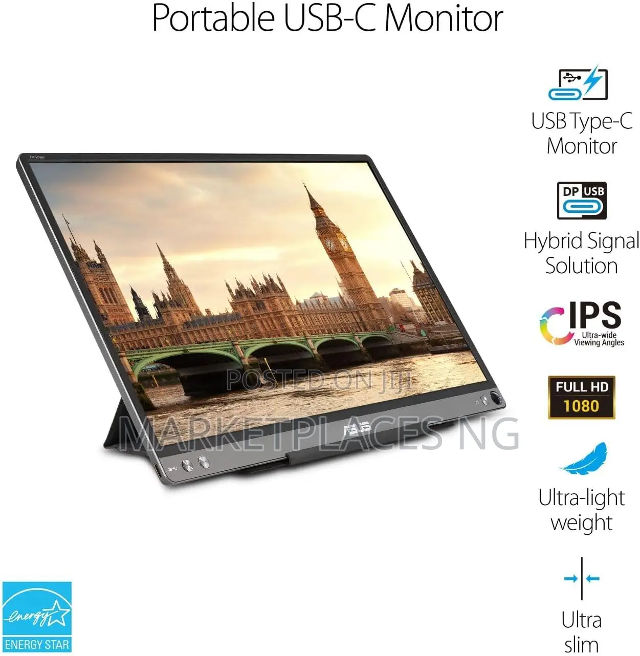 Asus Mb16a Type C Portable Monitor