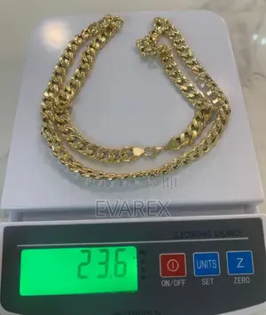 Real Pure 18krt Gold Necklace Chain