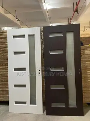 3ft Turkey Solid Wooden Glass Door