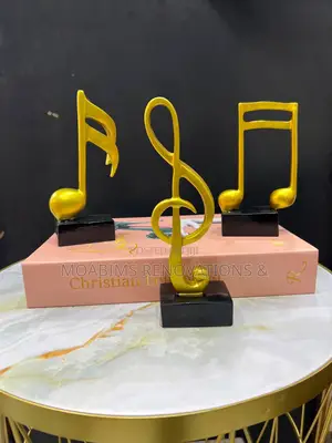 Luxury Interior 3 Piece Music Decor