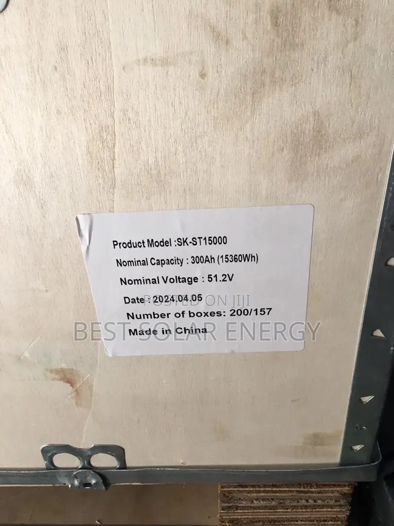 SMS 15kwh Lithium Ion Battery 51.2v