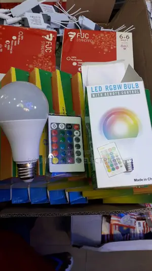 RGB or Multiple Colours Remote Control Bulbs