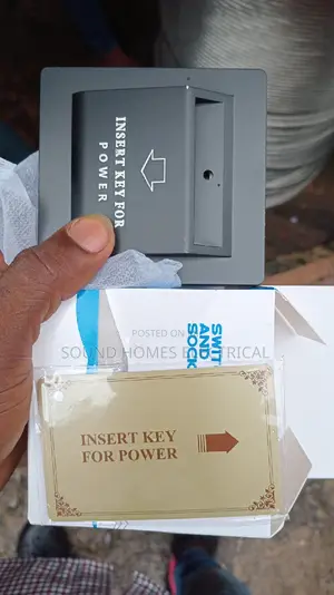 Black Colour Key Card Switch