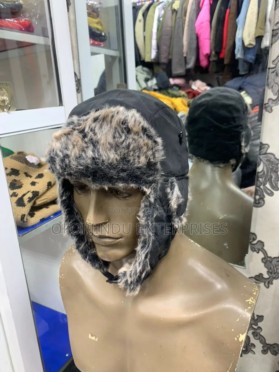 Winter Trapper Hat Foreign Used Original