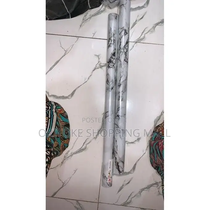 60cm Width Marble Waterproof Wallpaper Self Adhesive Wall
