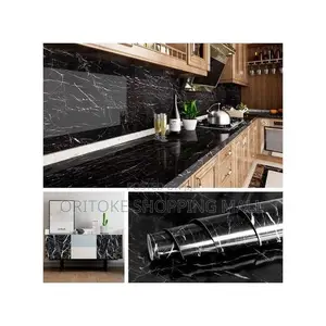 60cm Width Marble Waterproof Wallpaper Self Adhesive Wall