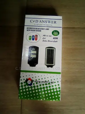 Cdivine 40w Domestic Solar Street Lights, Pole and Remote
