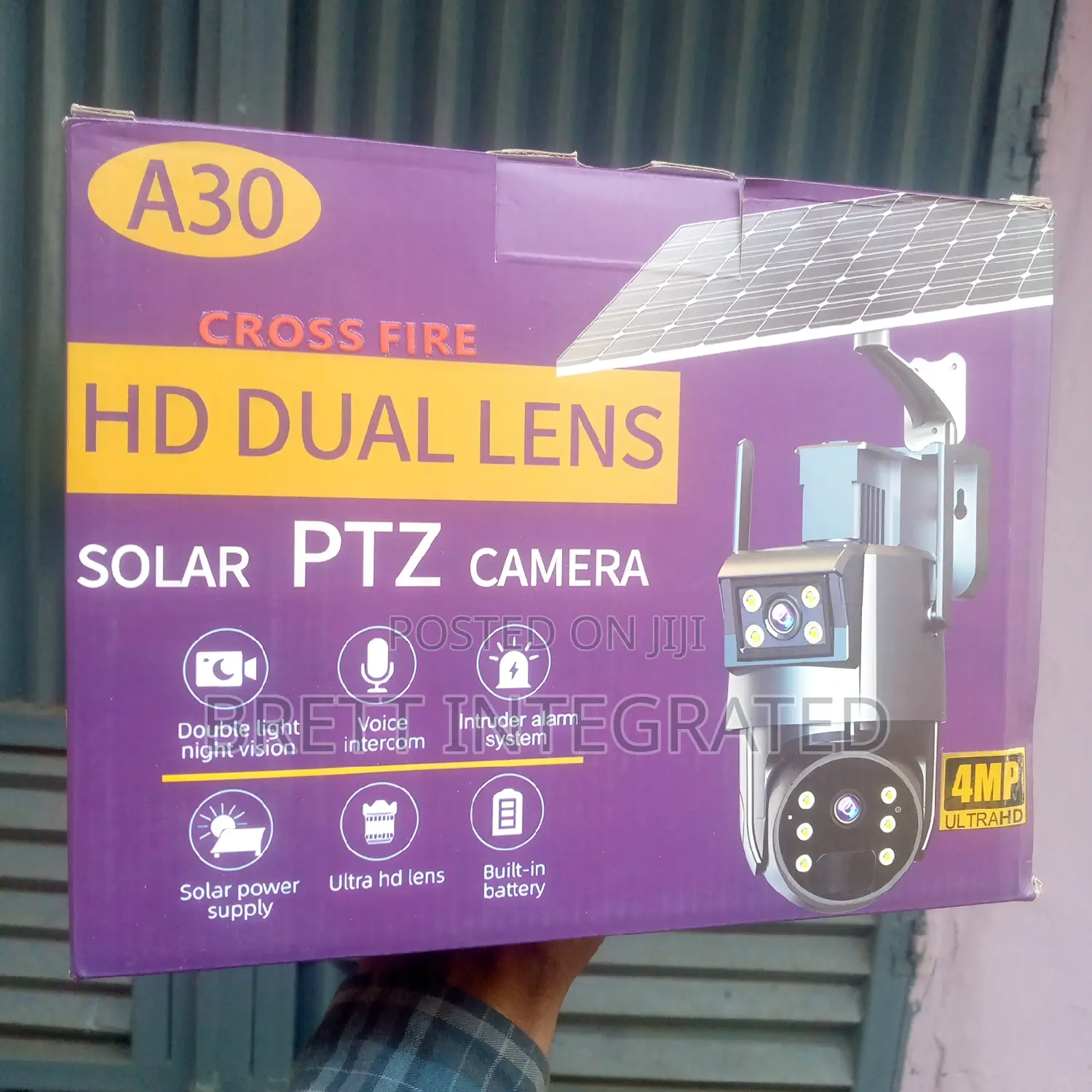 Dual Lens PTZ Solar Camera