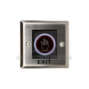 K-1 Non-Touch Stainsteel Exit Button