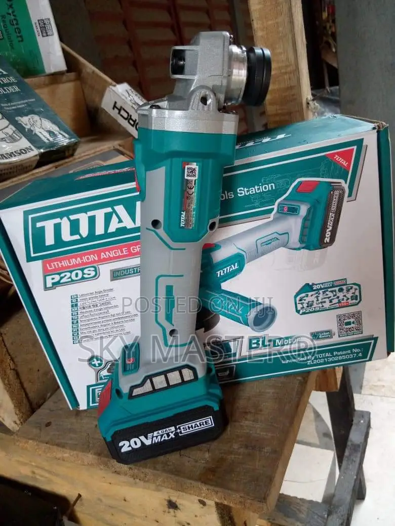 Total Cordless Angle Grinder