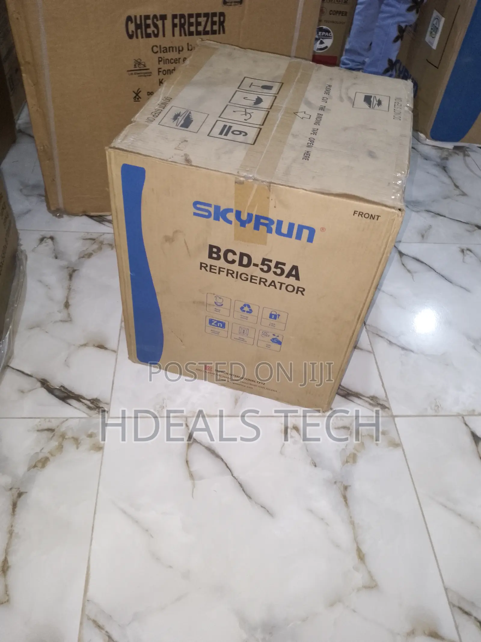 50 Litres Single Door Fridge (BCD-55A) - Skyrun > White.