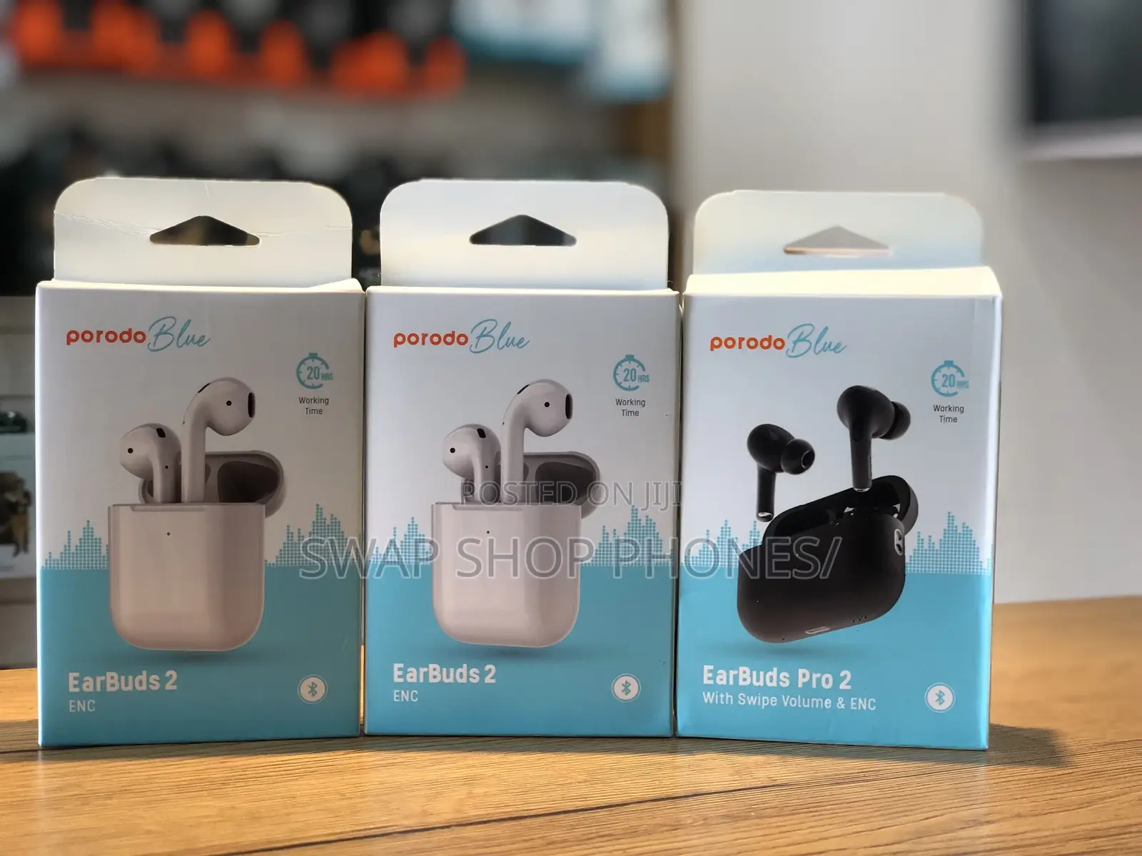 Porodo Blue Earbuds 2