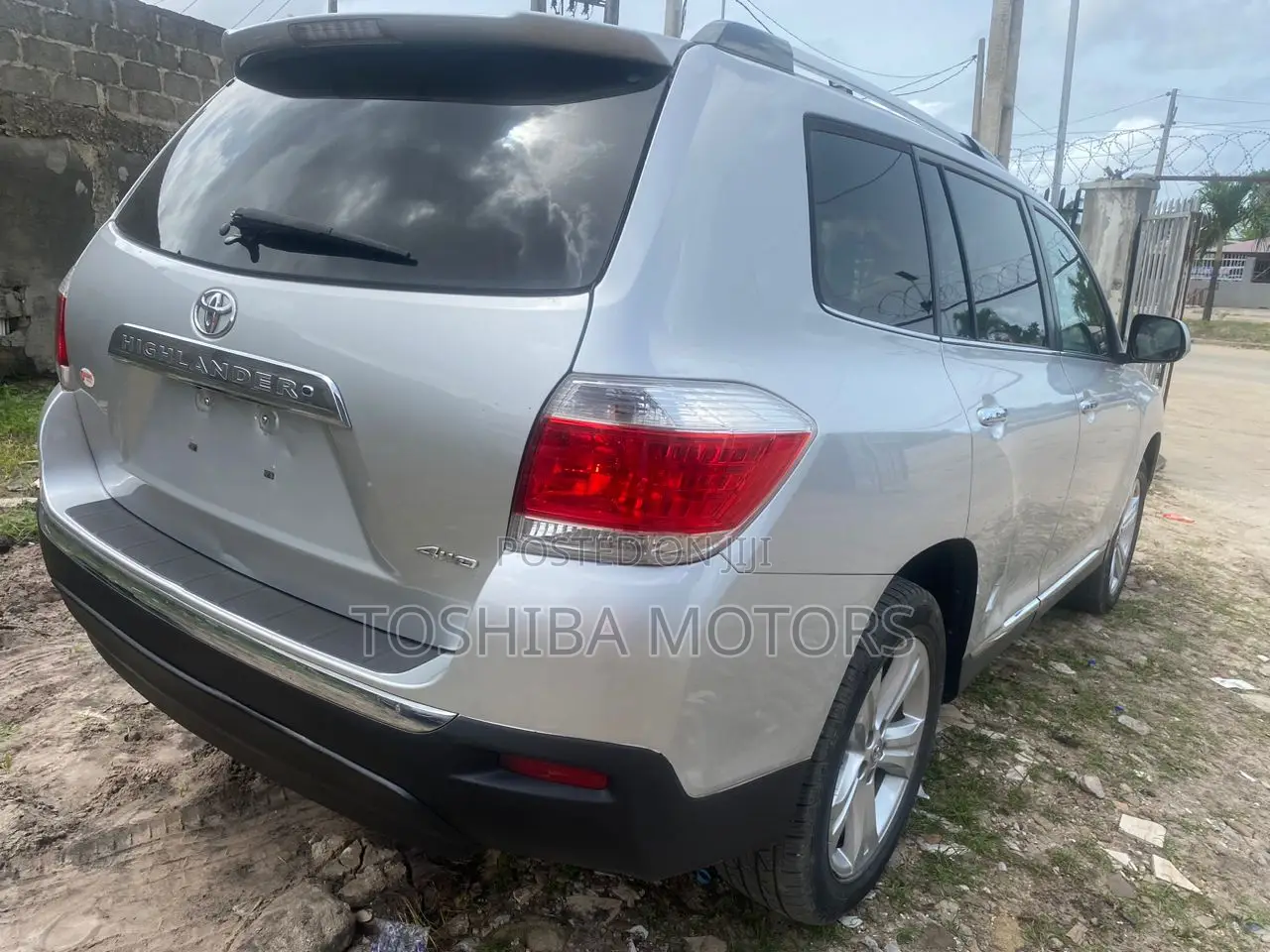 Toyota Highlander Limited 2012 Silver